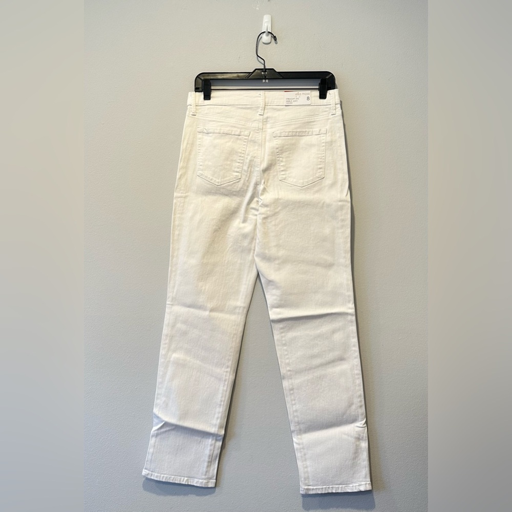 - Ella Moss Ladies' Straight Mid-Rise Ankle Jeans, White - Picture 5 of 11